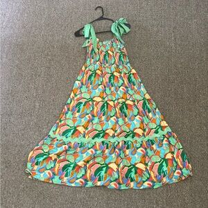 Umgee Colorful Tropical Maxi Dress